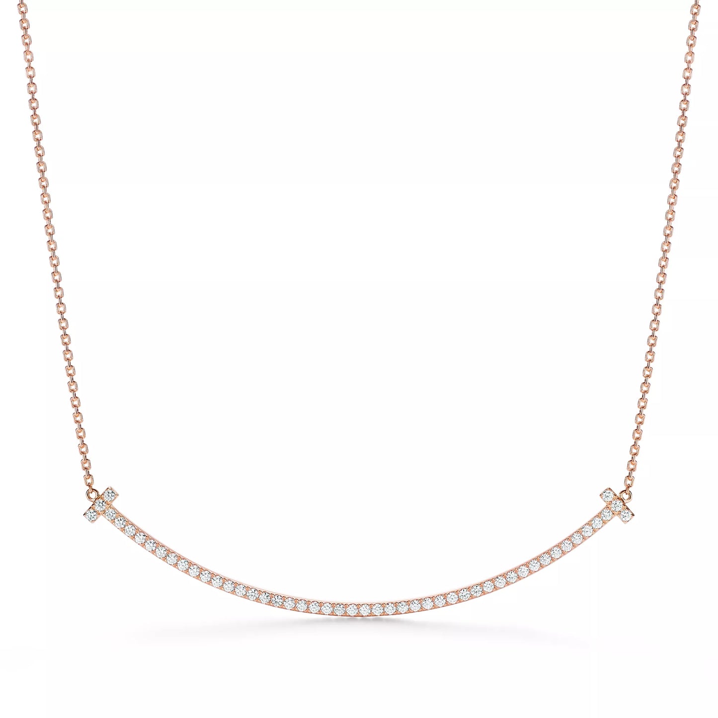 Extra Large Smile Pendant with Diamonds