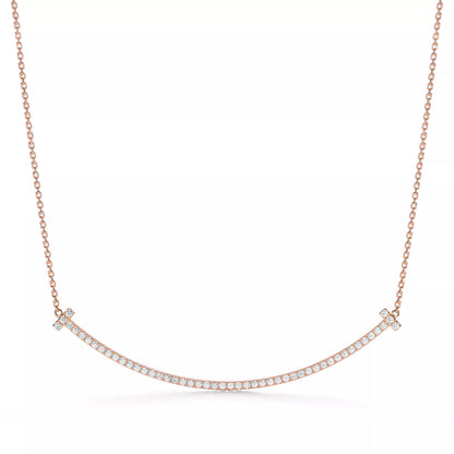 Extra Large Smile Pendant with Diamonds