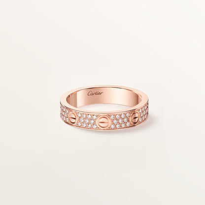 Love Ring Small Paved