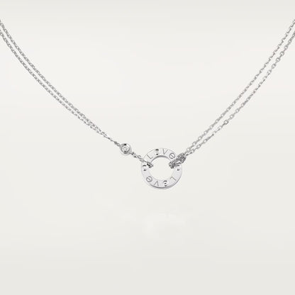 Love Pendant 2 Diamonds