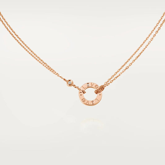 Love Pendant 2 Diamonds