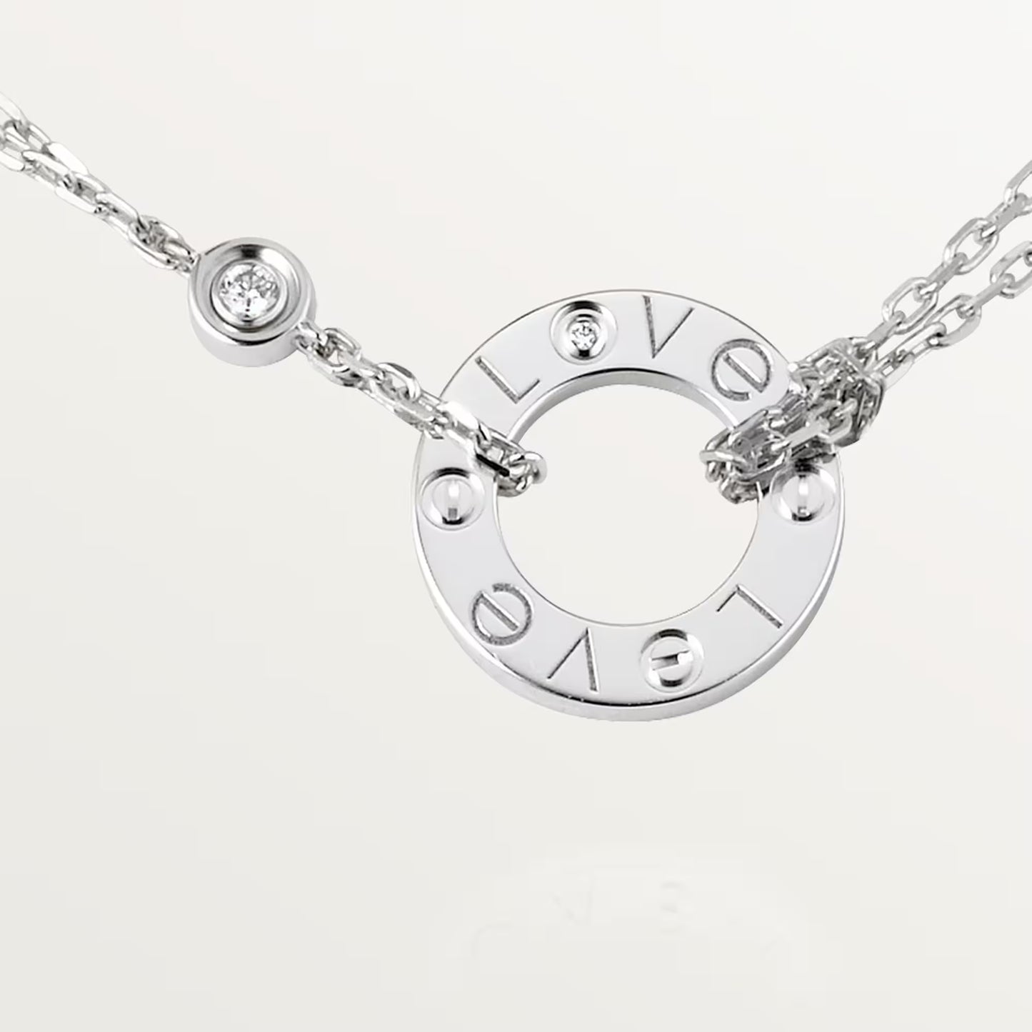 Love Pendant 2 Diamonds
