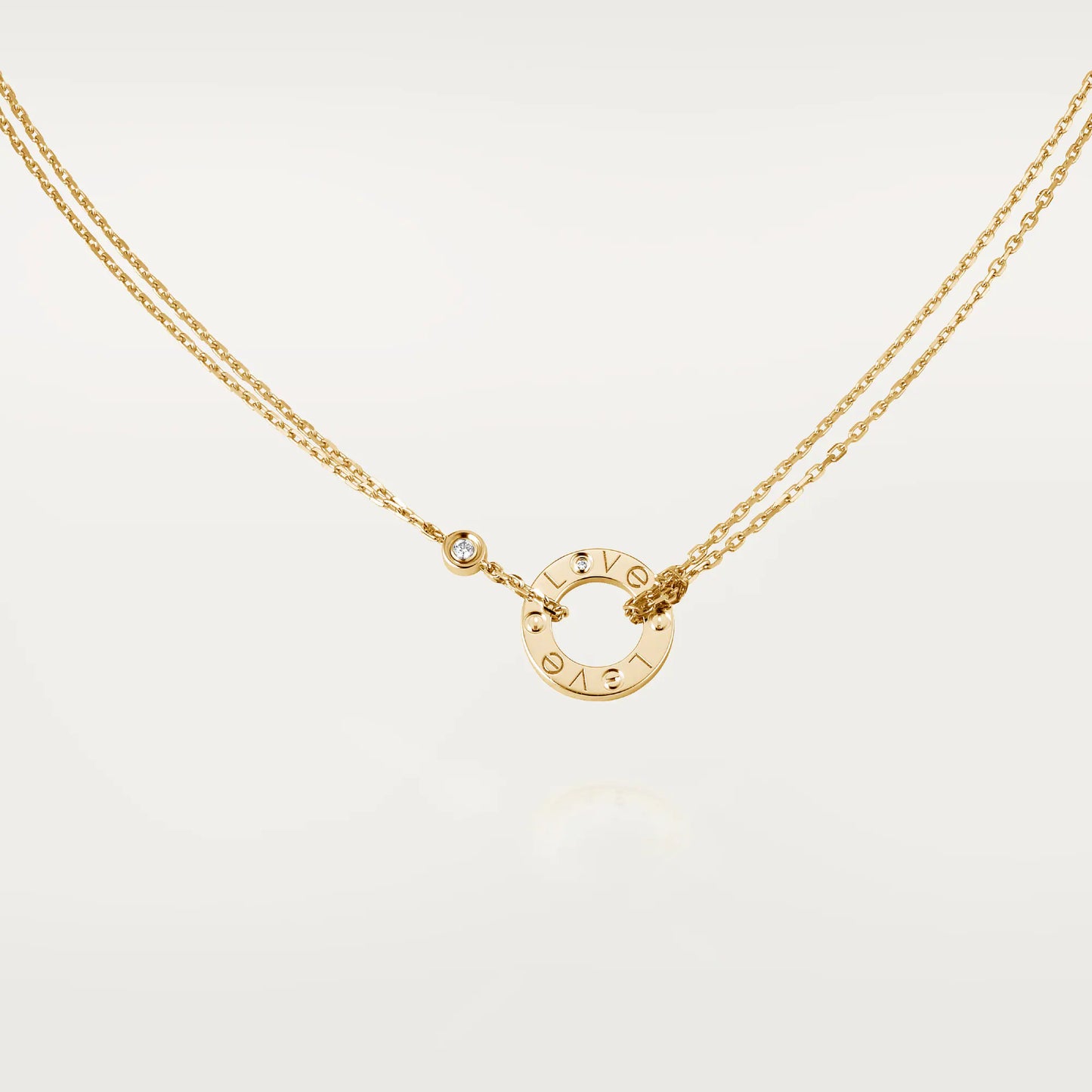 Love Pendant 2 Diamonds