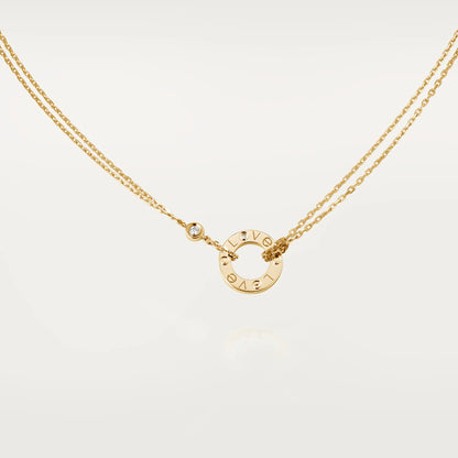 Love Pendant 2 Diamonds