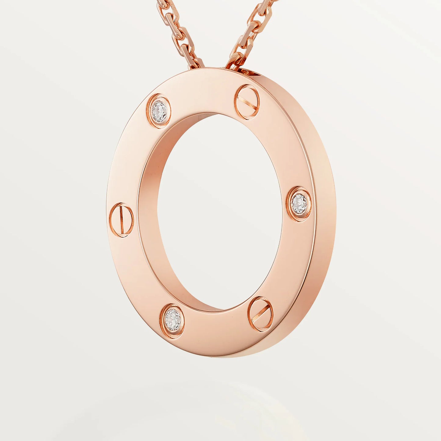 Love Pendant 3 Diamonds