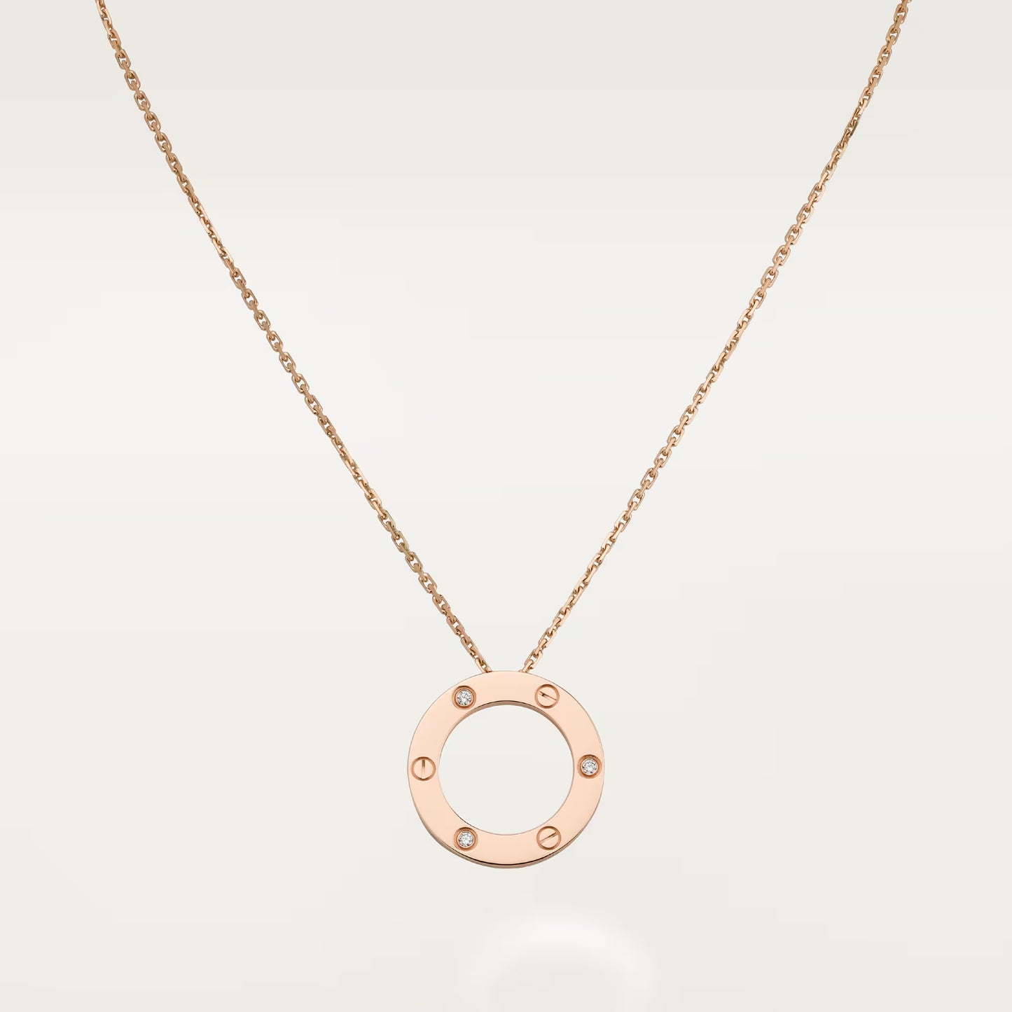 Love Pendant 3 Diamonds