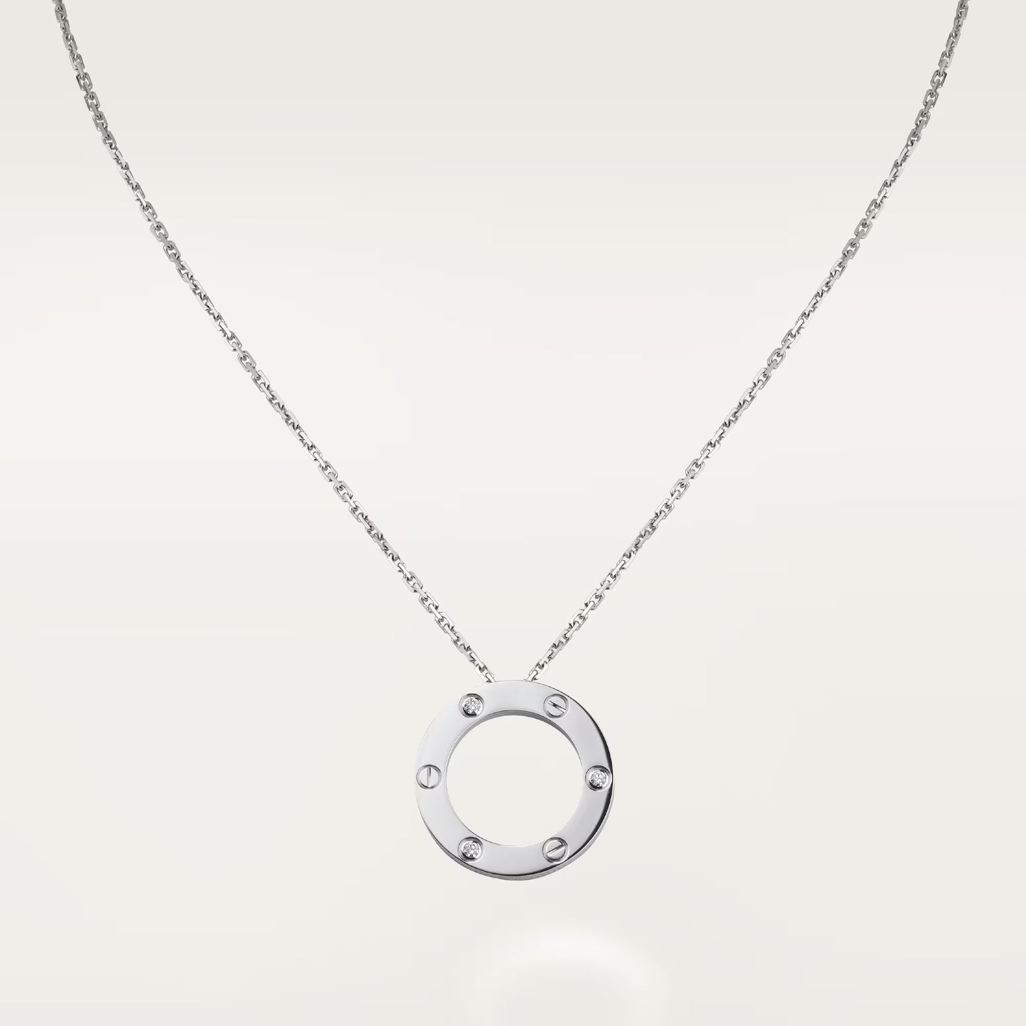 Love Pendant 3 Diamonds