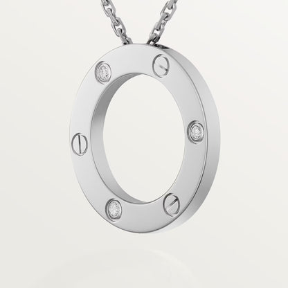 Love Pendant 3 Diamonds