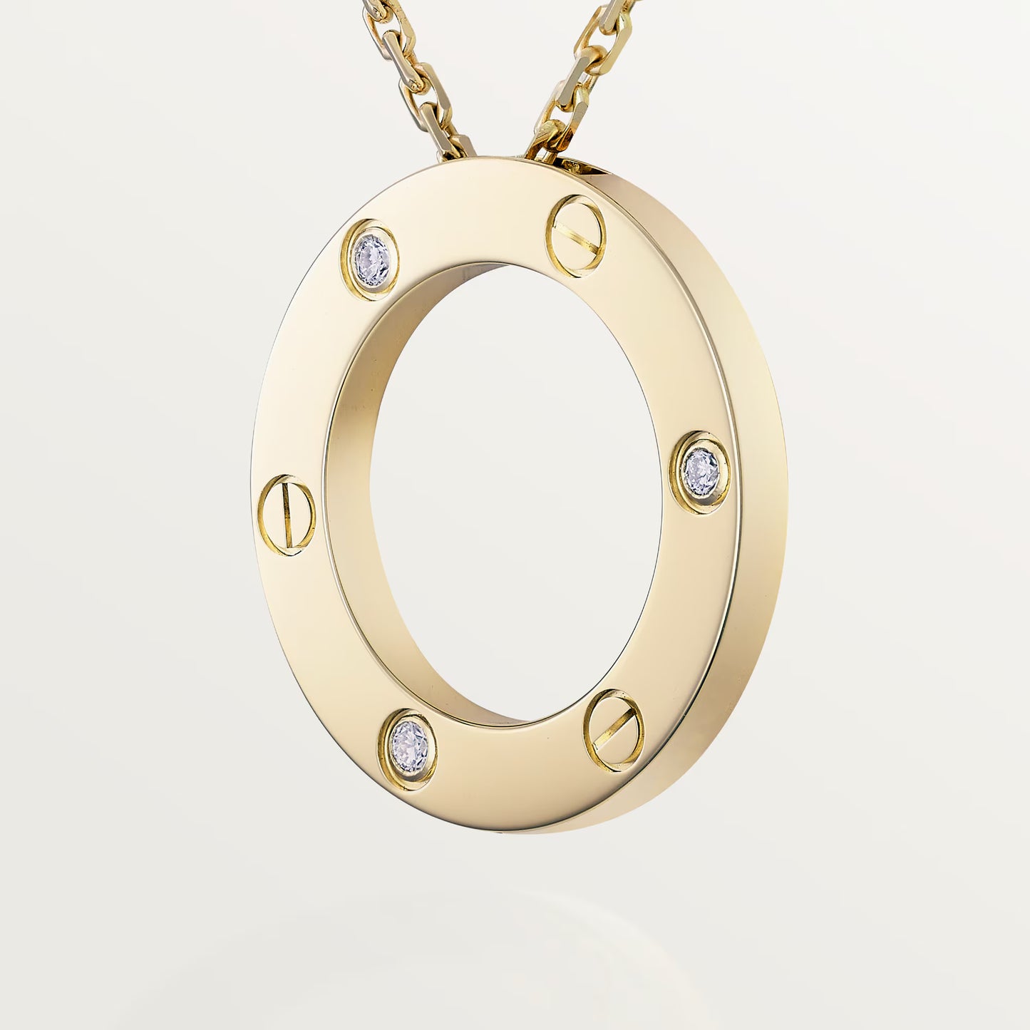 Love Pendant 3 Diamonds