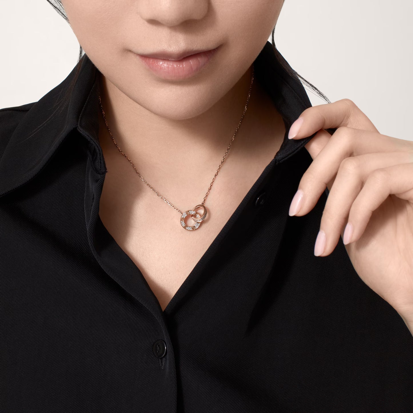 Love Pendant Paved