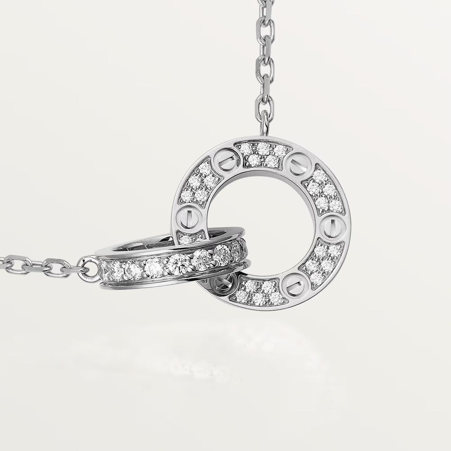 Love Pendant Paved