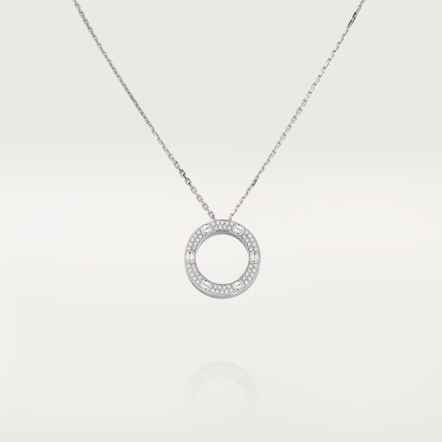 Love Pendant Paved