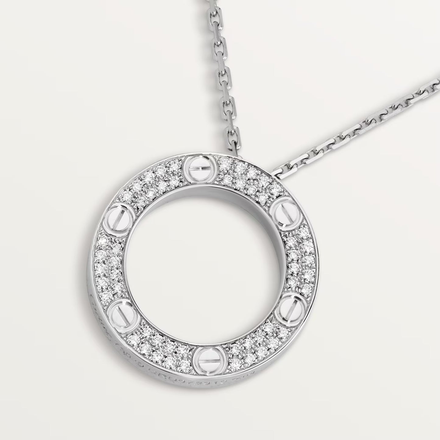 Love Pendant Paved