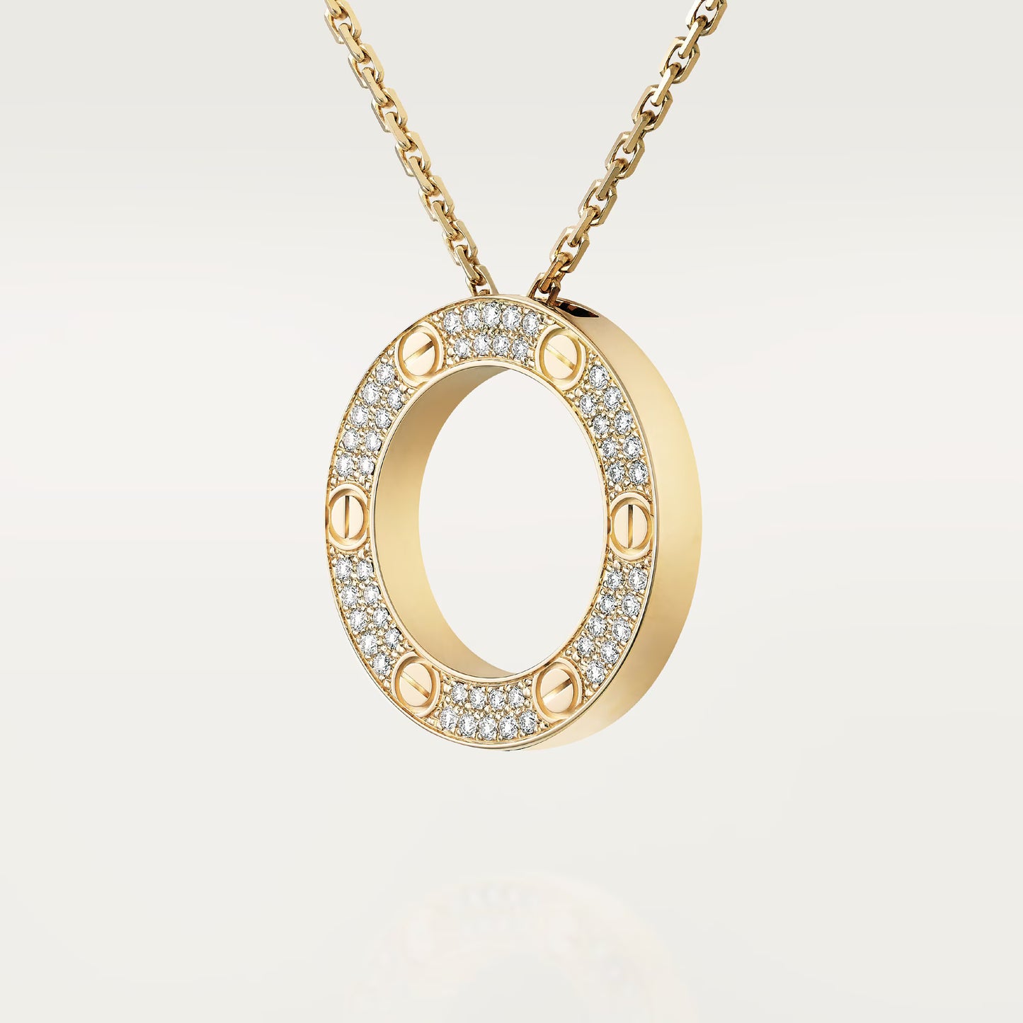 Love Pendant Paved