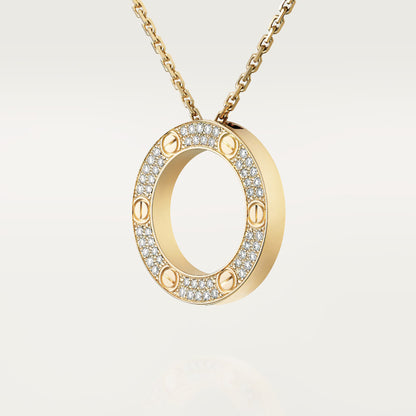 Love Pendant Paved