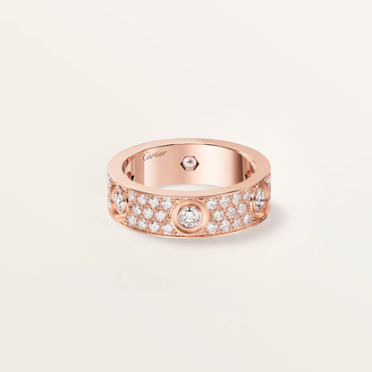 Love Ring Classic Paved 6 Diamonds