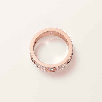 Love Ring Classic Paved 6 Diamonds