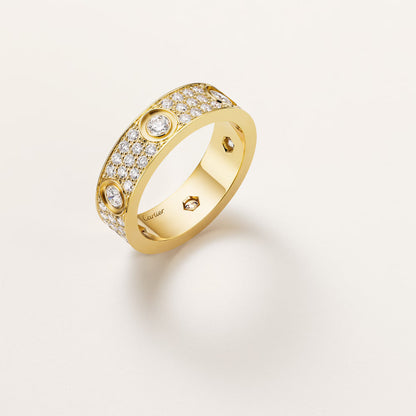 Love Ring Classic Paved 6 Diamonds