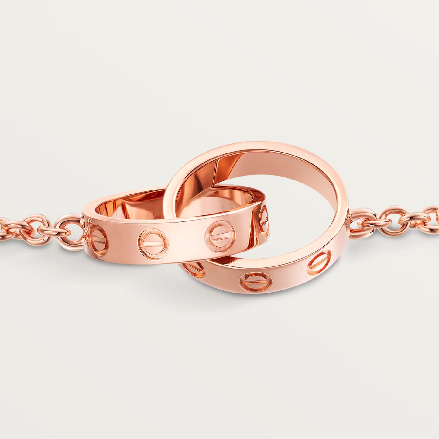 Love Bracelet on Chain