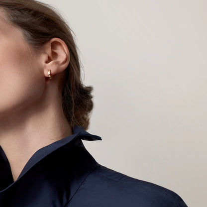 Love Hoop Earrings Small