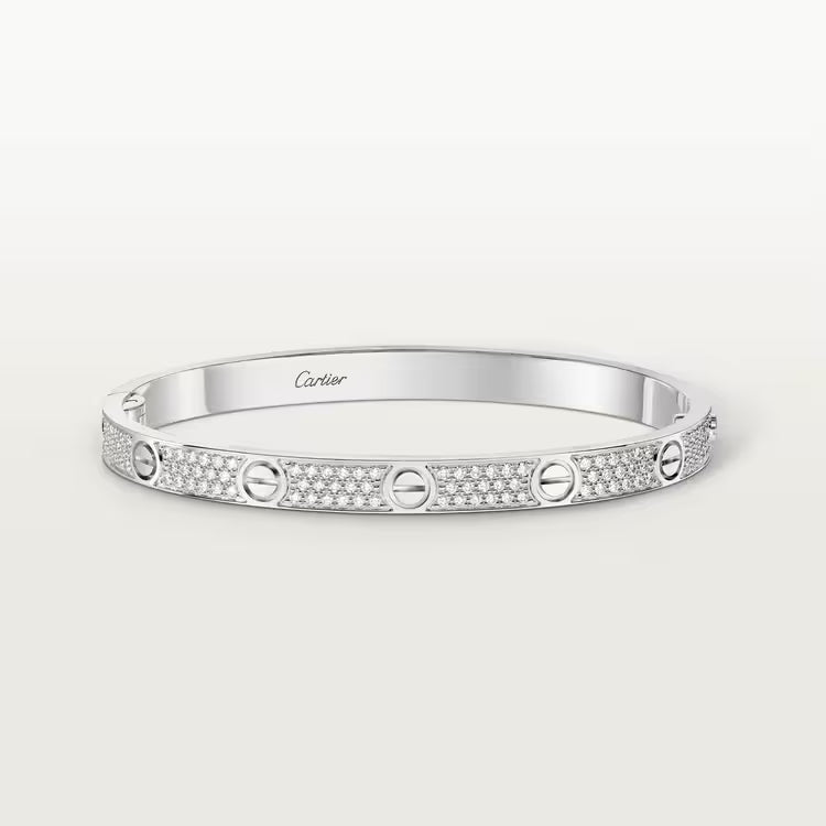 Love Bracelet Medium with Paved Diamonds