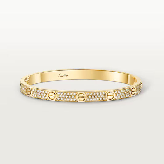 Love Bracelet Medium with Paved Diamonds