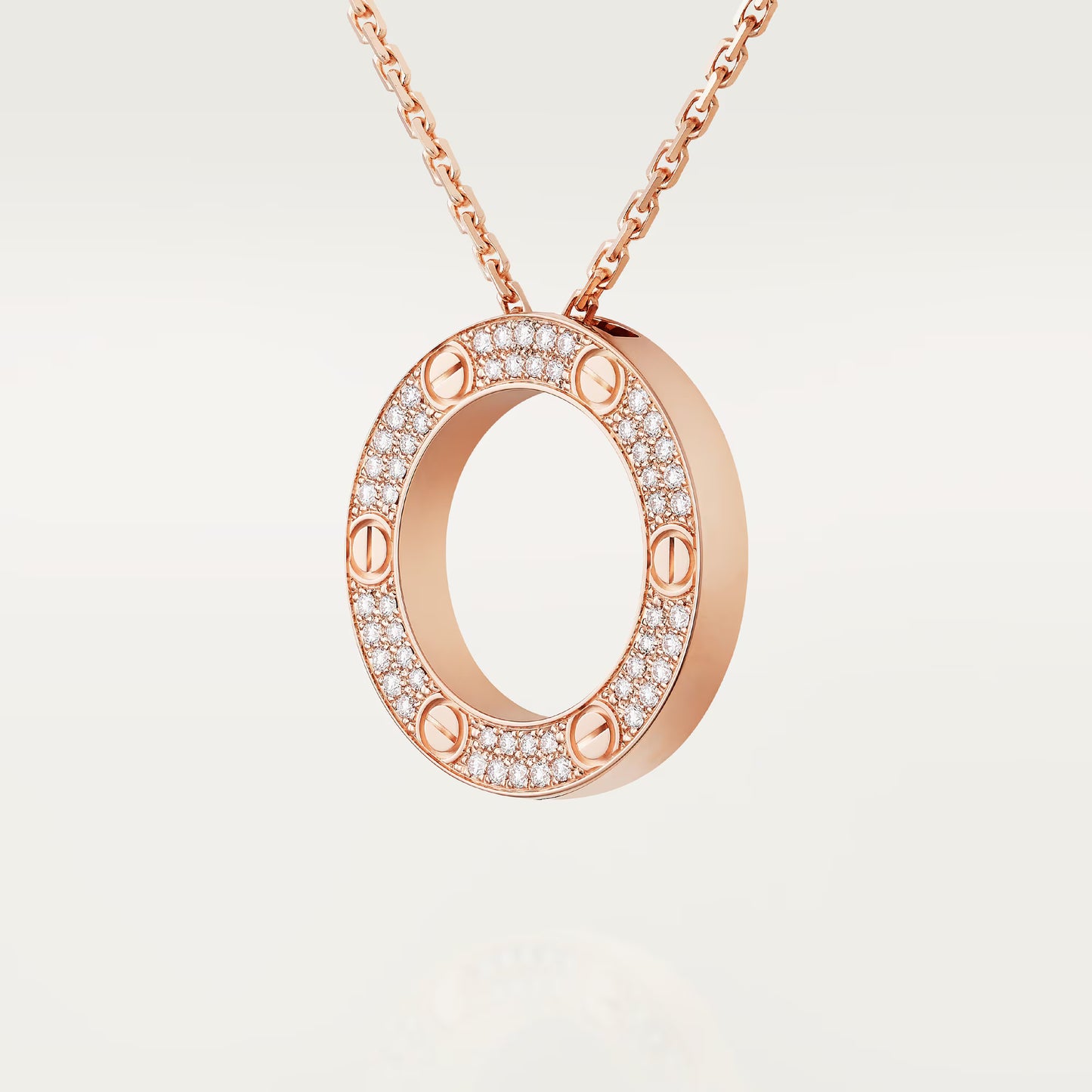 Love Pendant Paved