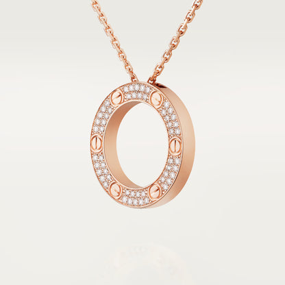 Love Pendant Paved