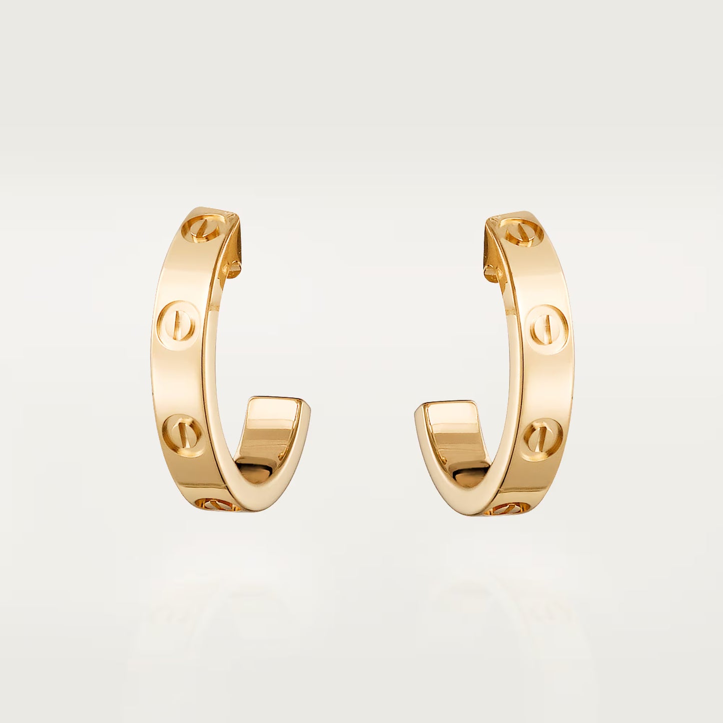 Love Hoop Earrings Small