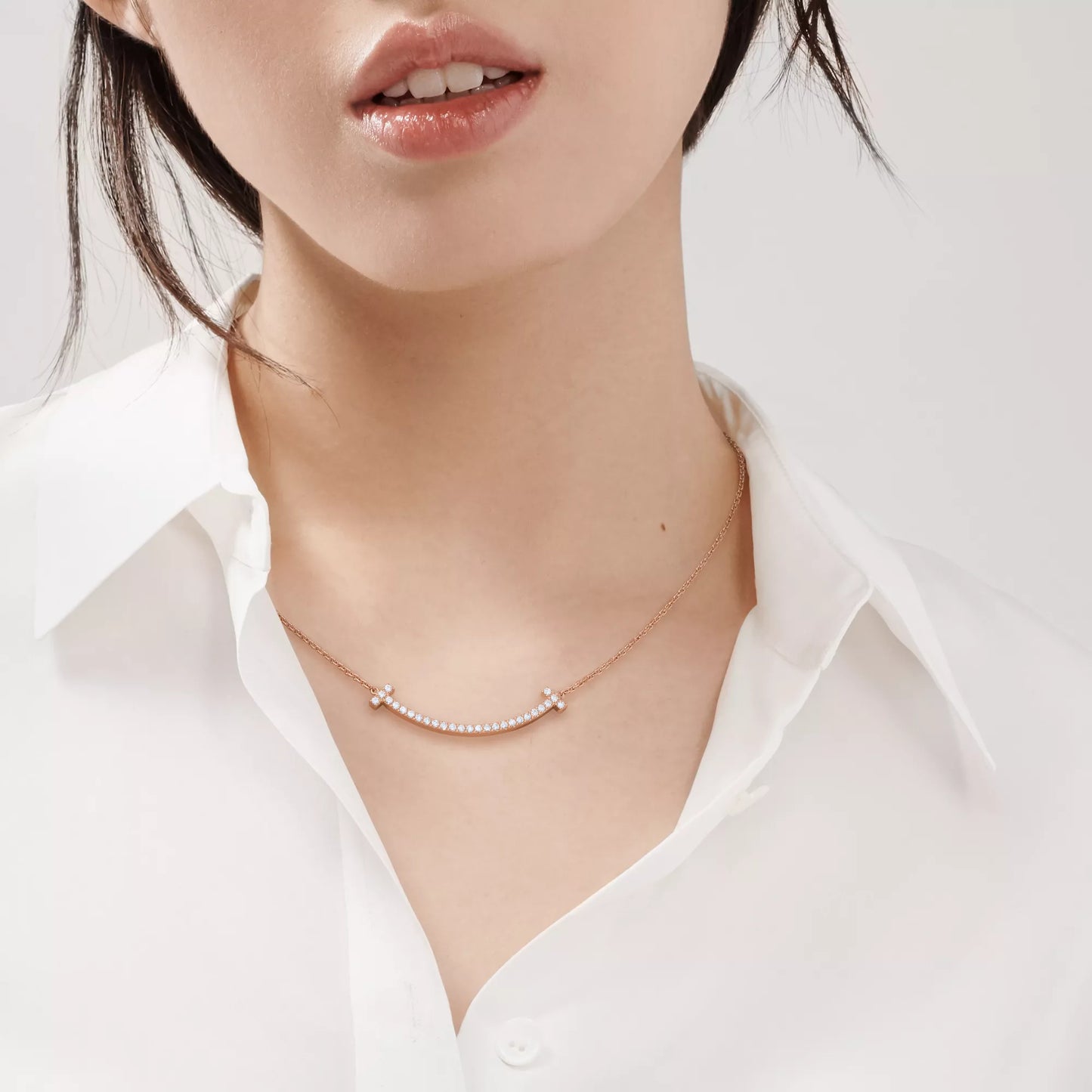 Medium Smile with Diamonds