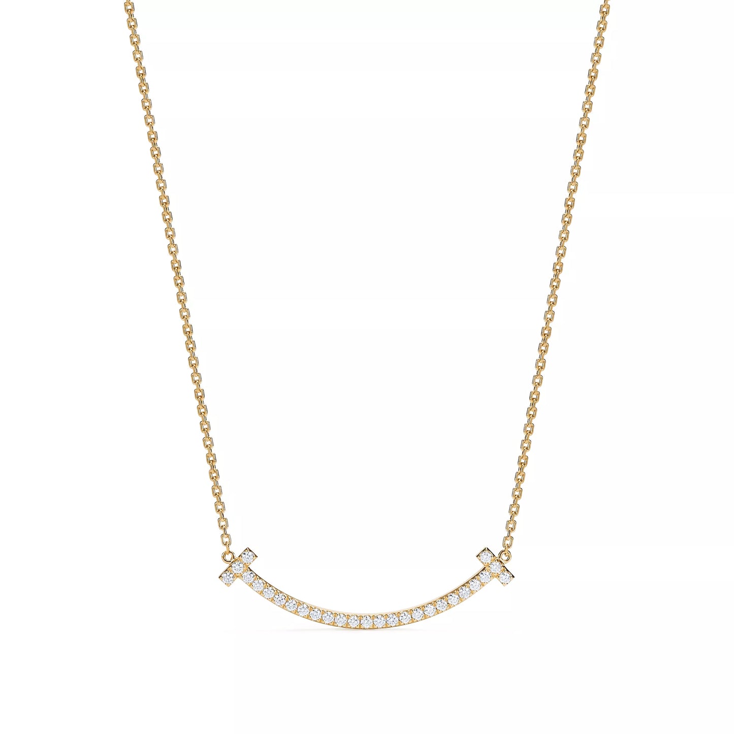 Medium Smile with Diamonds