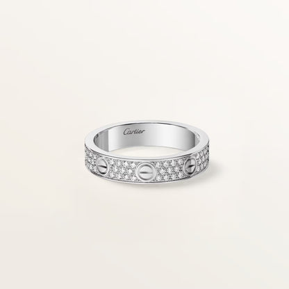 Love Ring Small Paved