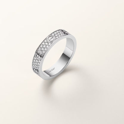 Love Ring Small Paved