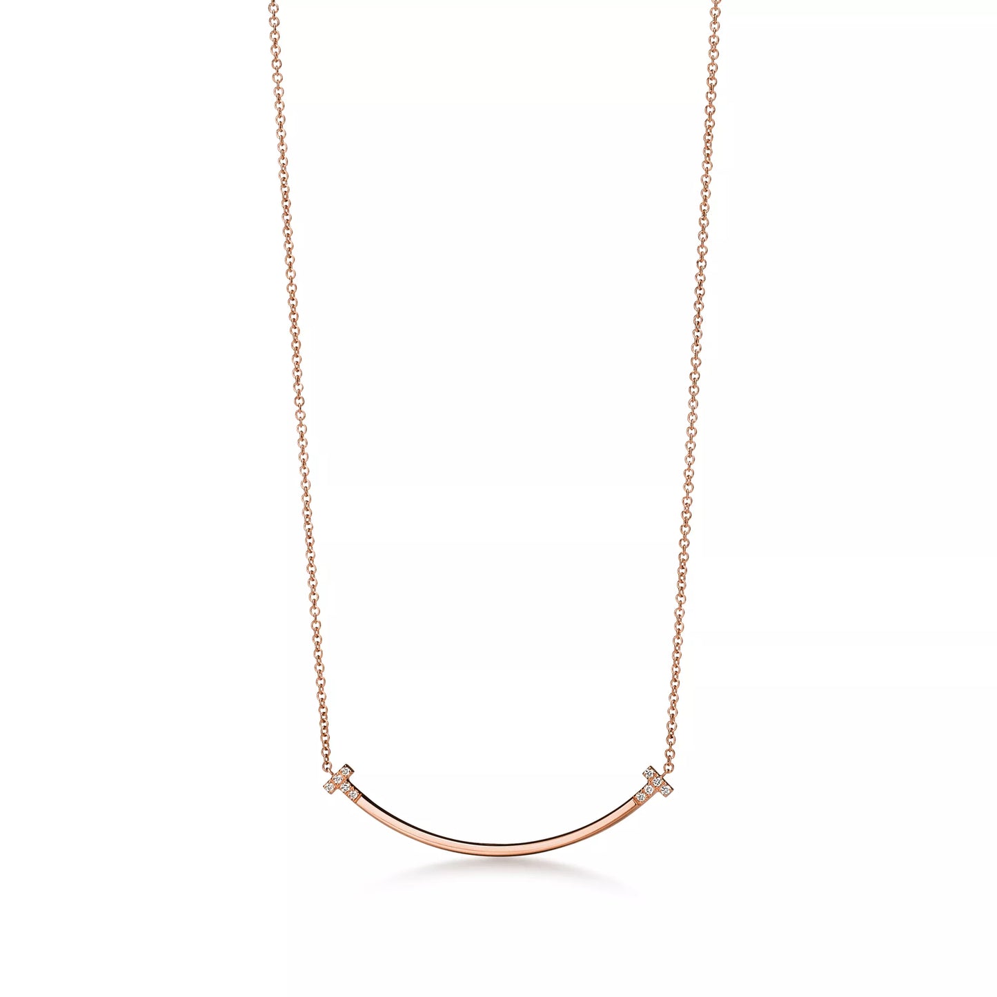Smile Small Pendant with Diamonds