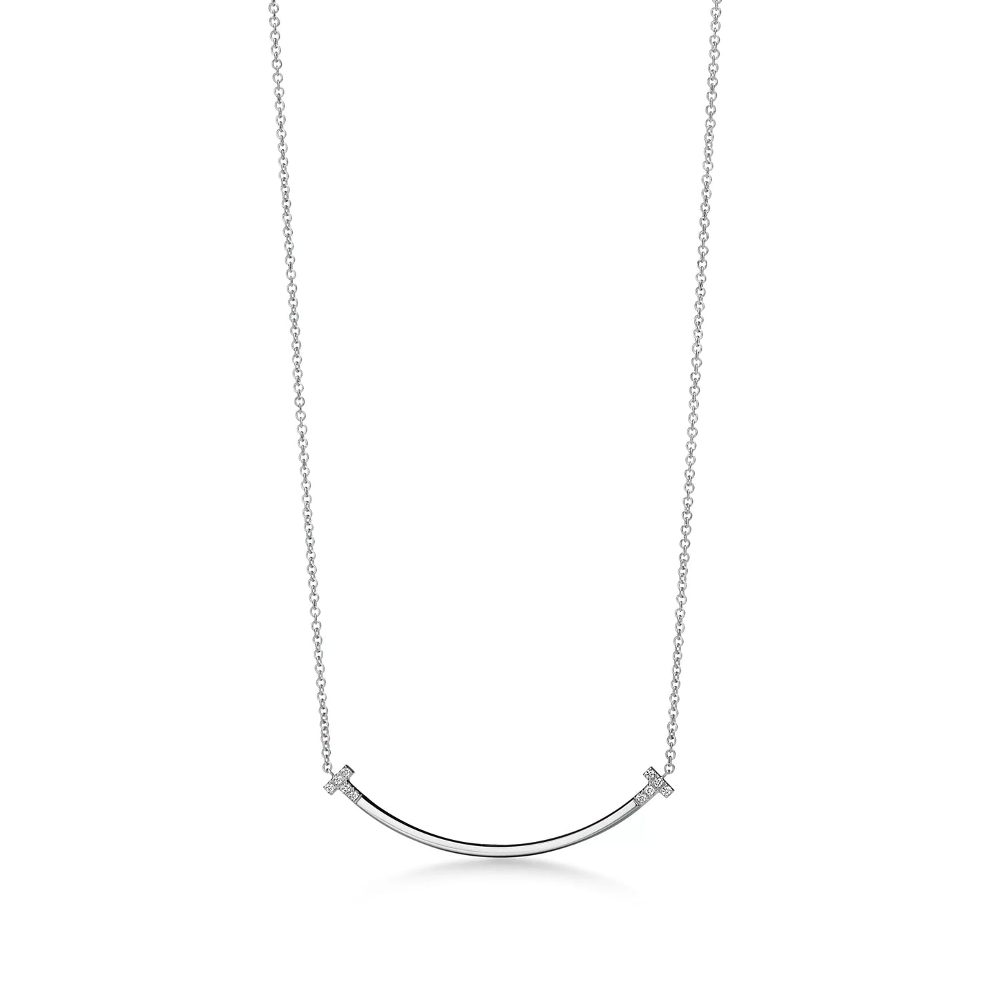 Smile Small Pendant with Diamonds