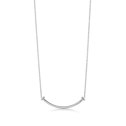 Smile Small Pendant with Diamonds