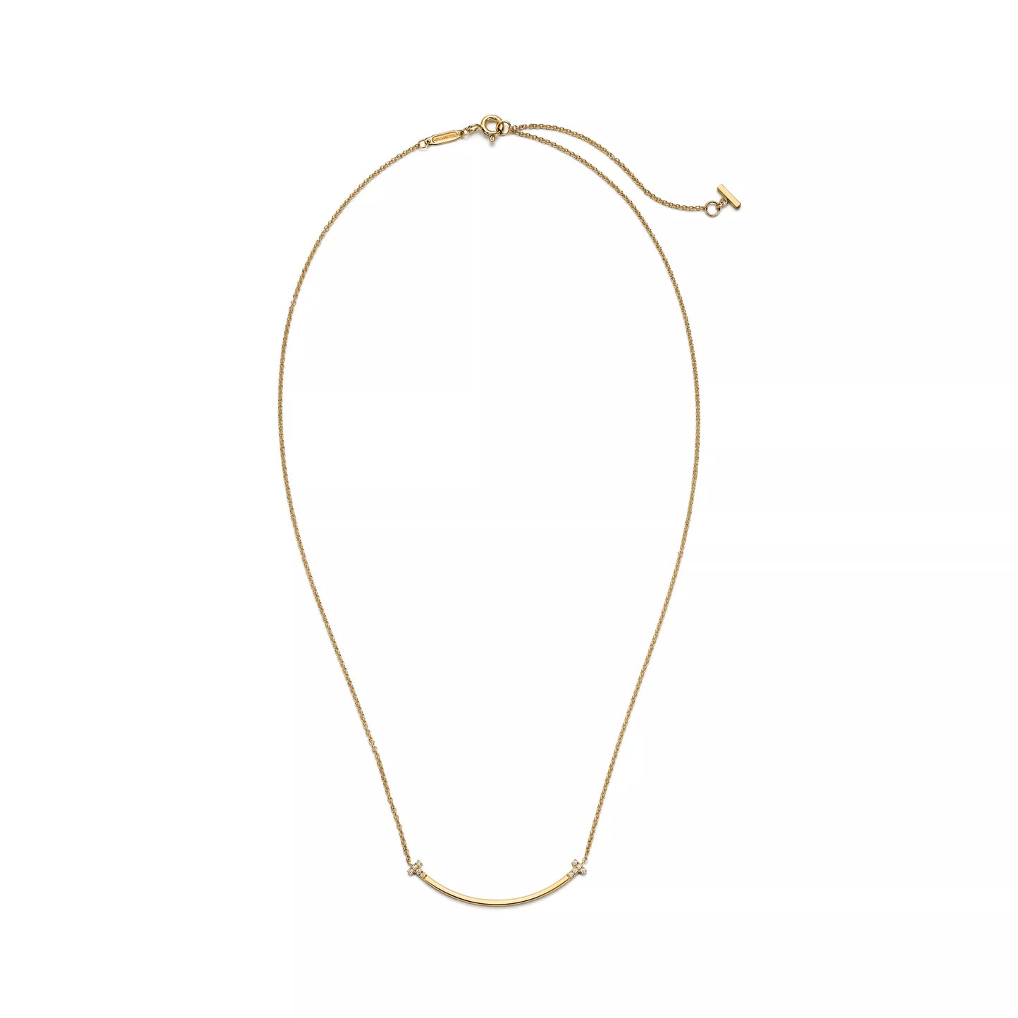 Smile Small Pendant with Diamonds