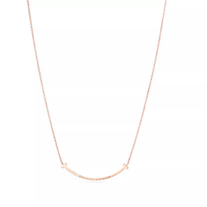 Smile Small Pendant with Diamonds