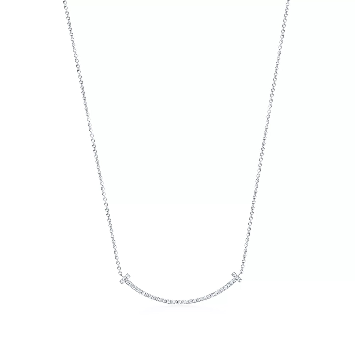 Smile Small Pendant with Diamonds