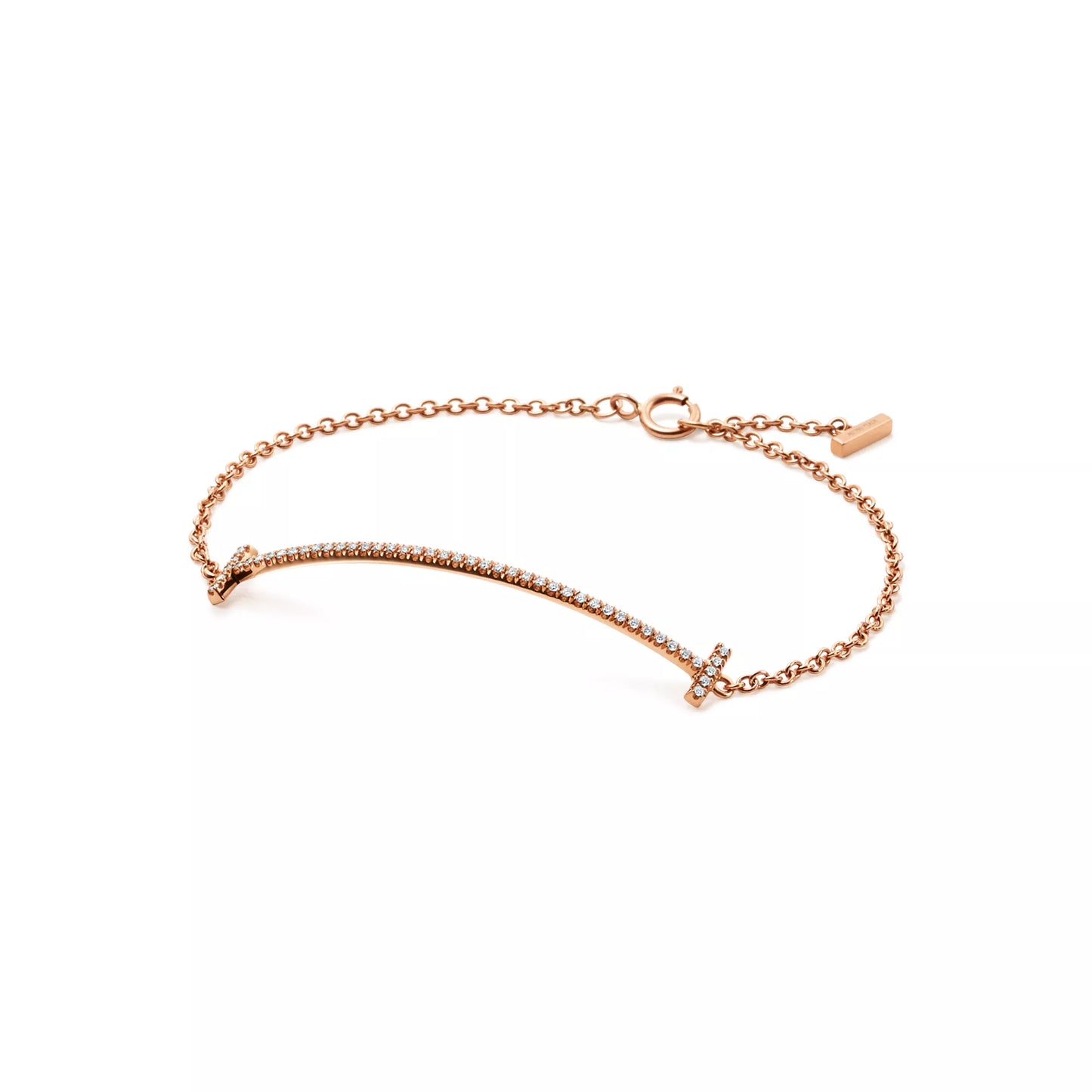Smile Bracelet with Diamonds