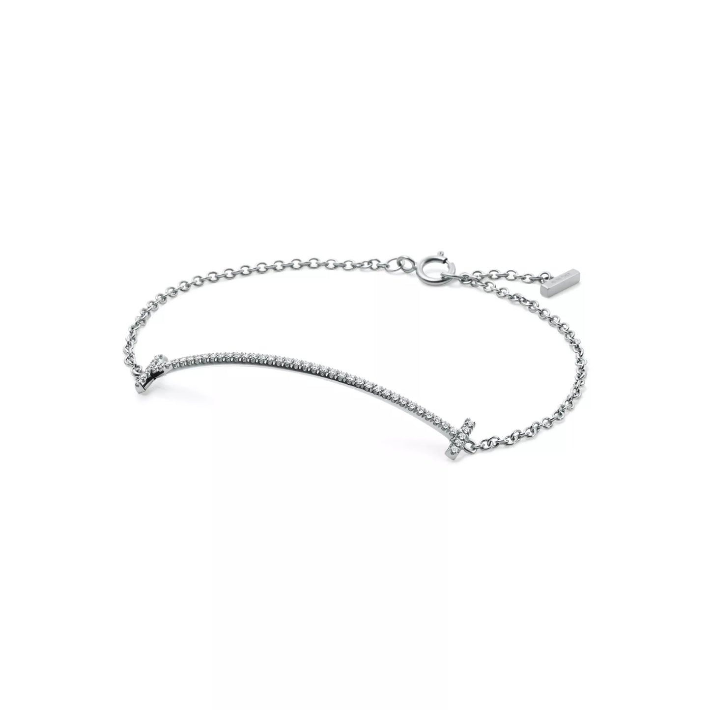 Smile Bracelet with Diamonds