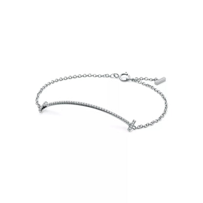 Smile Bracelet with Diamonds