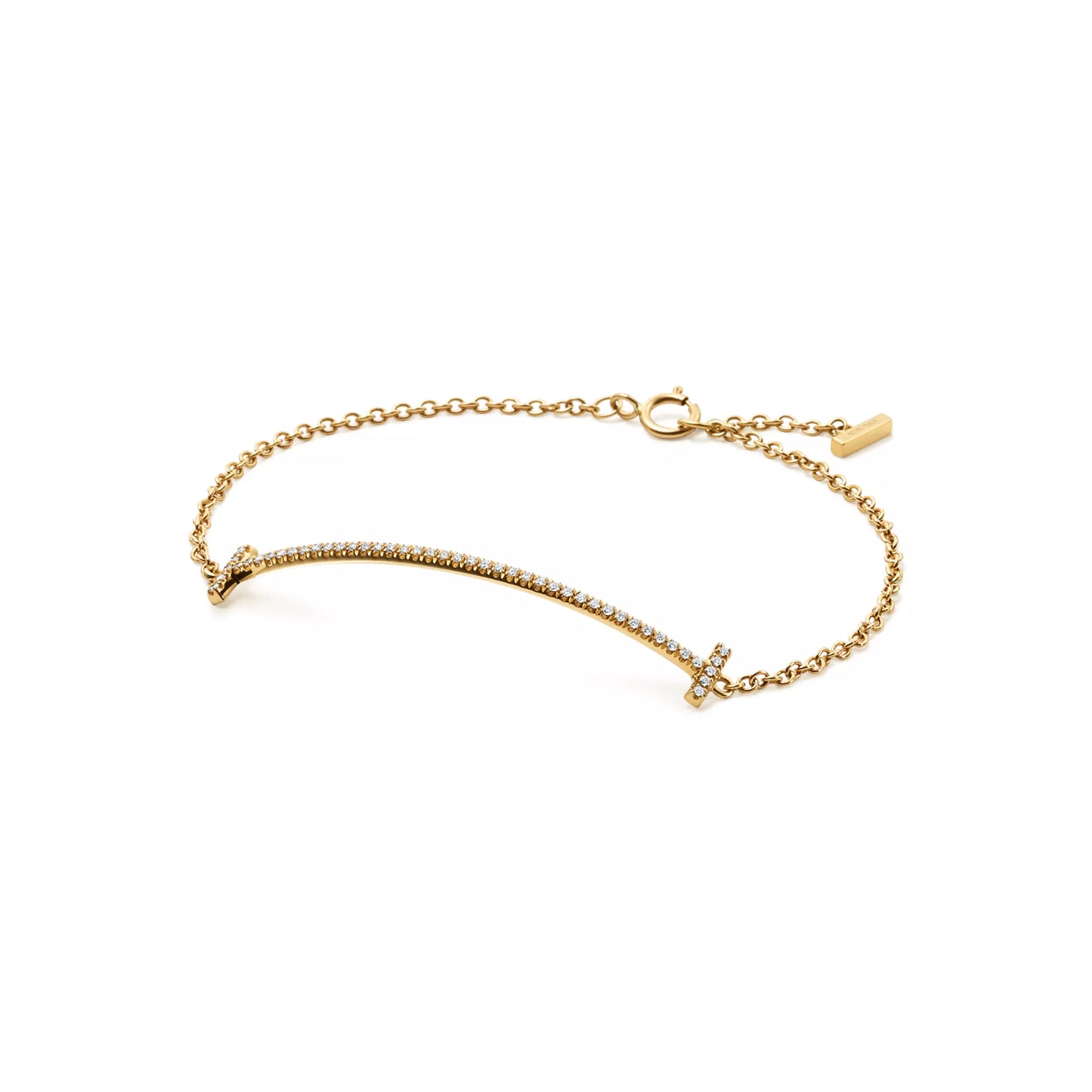 Smile Bracelet with Diamonds