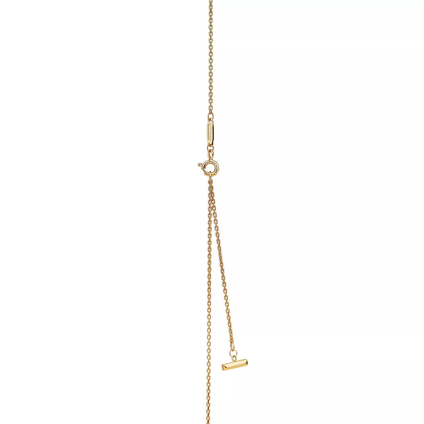 T1 Narrow Circle Pendant with Pave Diamonds