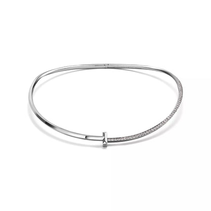 T1 Half Diamond Necklace