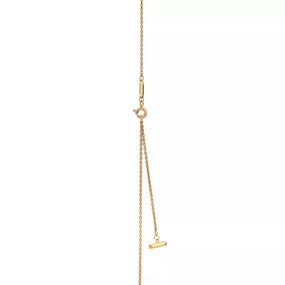 T1 Narrow Circle Pendant with Pave Diamonds