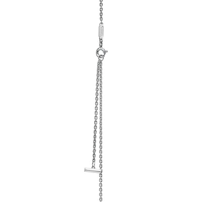 T1 Circle Pendant with Diamonds
