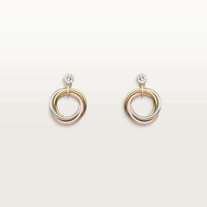 Trinity Earrings Brilliant Cut