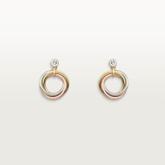 Trinity Earrings Brilliant Cut