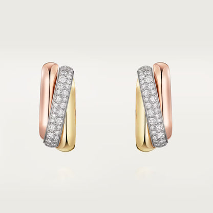 Trinity Cushion Earrings